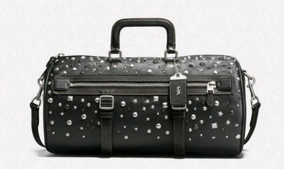 studded duffle bag